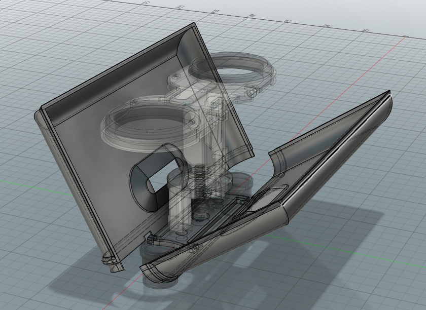 Eyeglasses assembly CAD