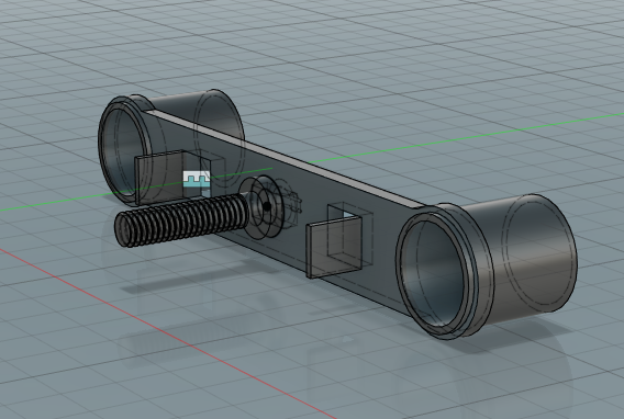 Eyeglasses component CAD