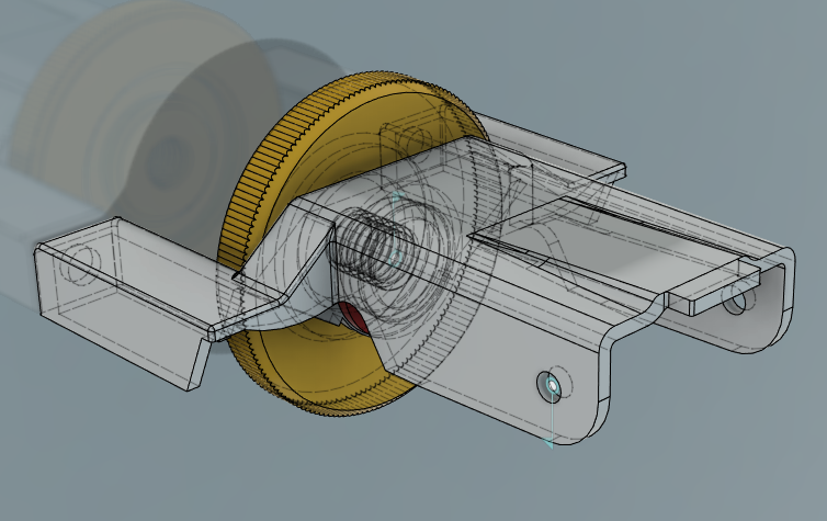 Eyeglasses component CAD