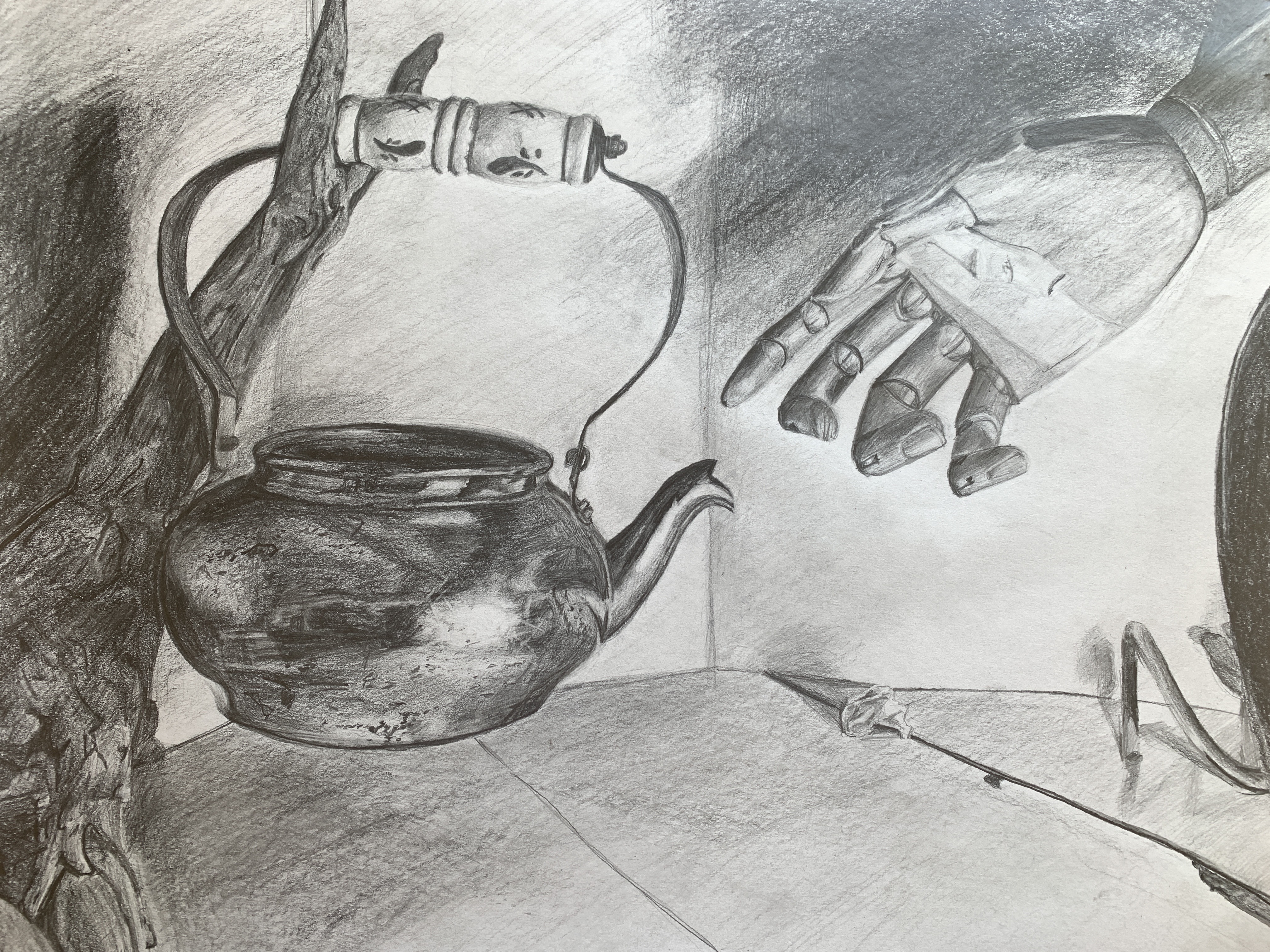 Hand & Teapot